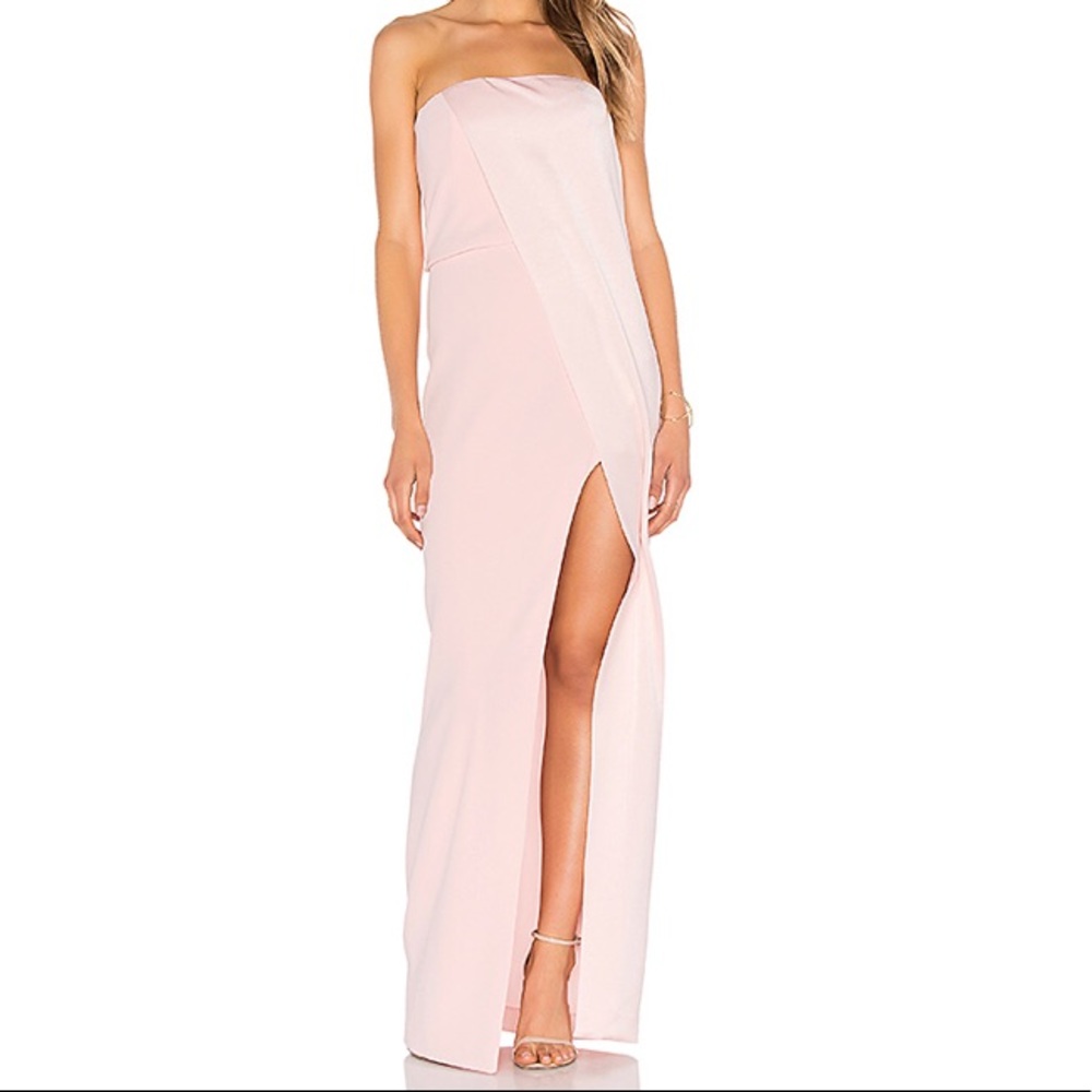 Halston Heritage Strapless Gown size 10
